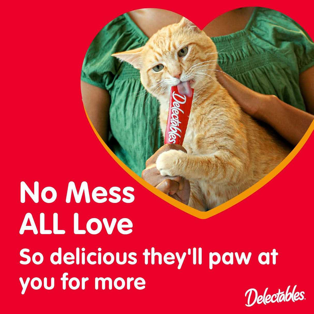 Interactive Lickable Wet Cat Treats Variety Pack E46167