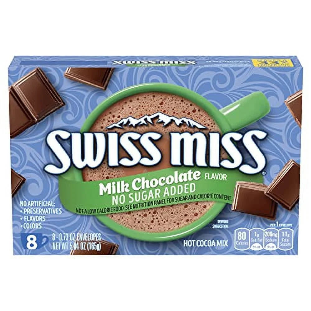 Milk Chocolate Hot Cocoa Mix, 0.73 oz. 8-Count (Pack of 12) H9365
