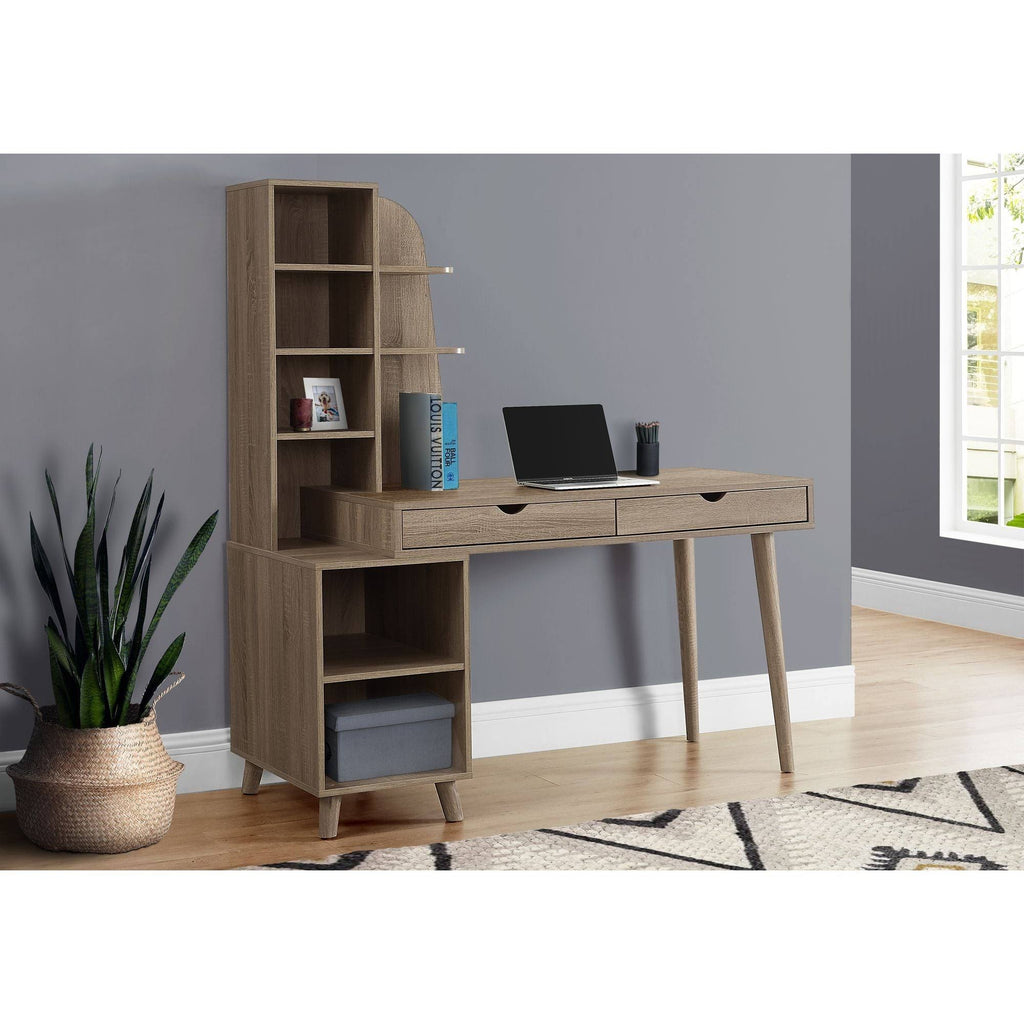 Computer Desk with Bookcase K9278