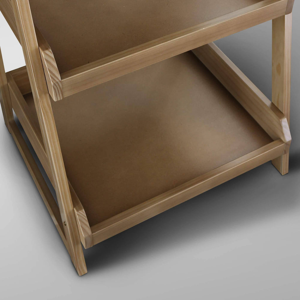 5-Shelf Gray Ladder Bookcase G292