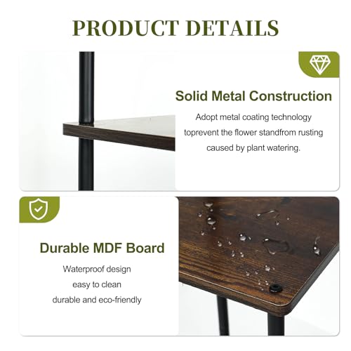 3-Tier Wooden Plant Stand U74989