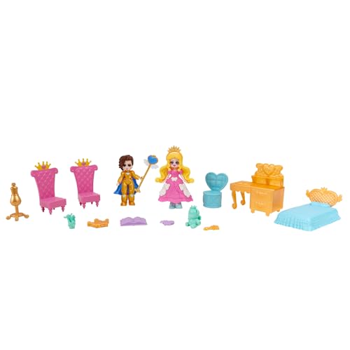 Castle Playset with 2 Dolls, 3 Floors, 19 Accessories, Virtual Item Code T26325
