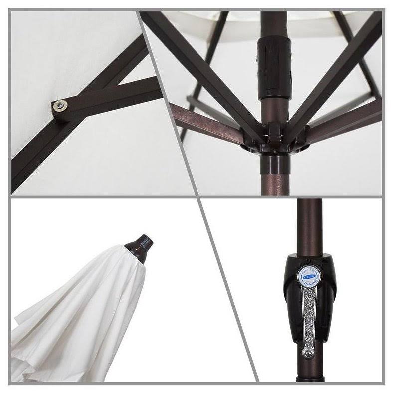 9 ft Aluminum Tilt Crank Lift Patio Umbrella G311