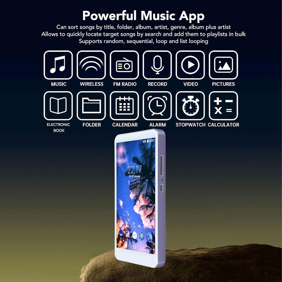128GB Bluetooth 5.0 MP4 Player F723