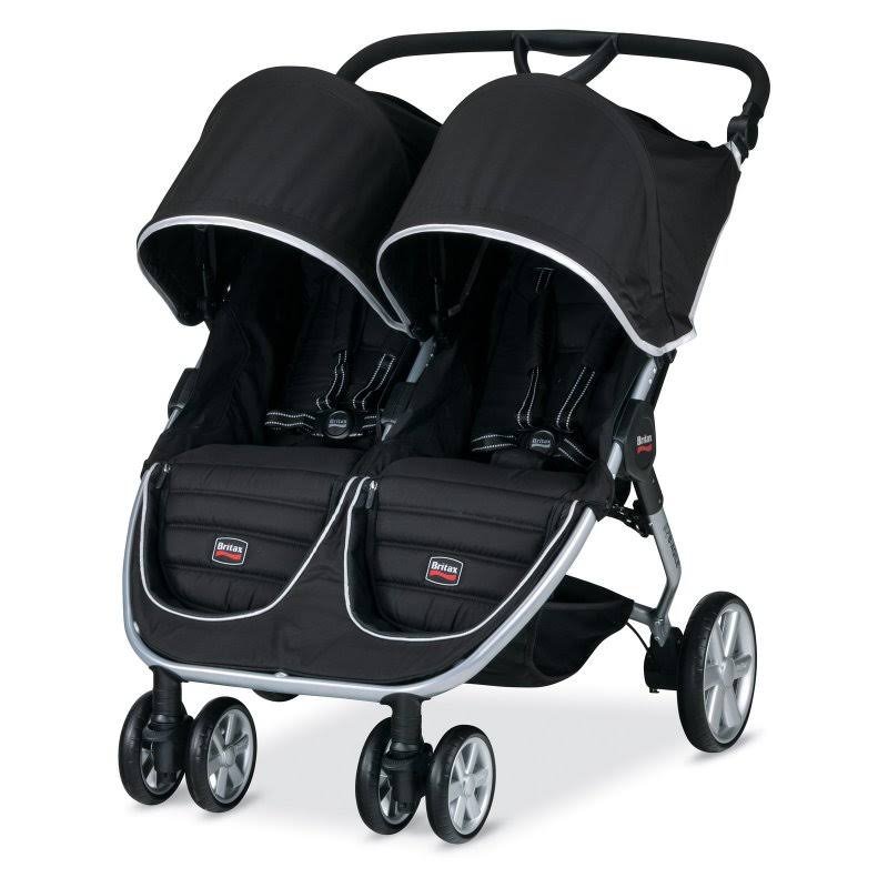 Black Double Stroller E276