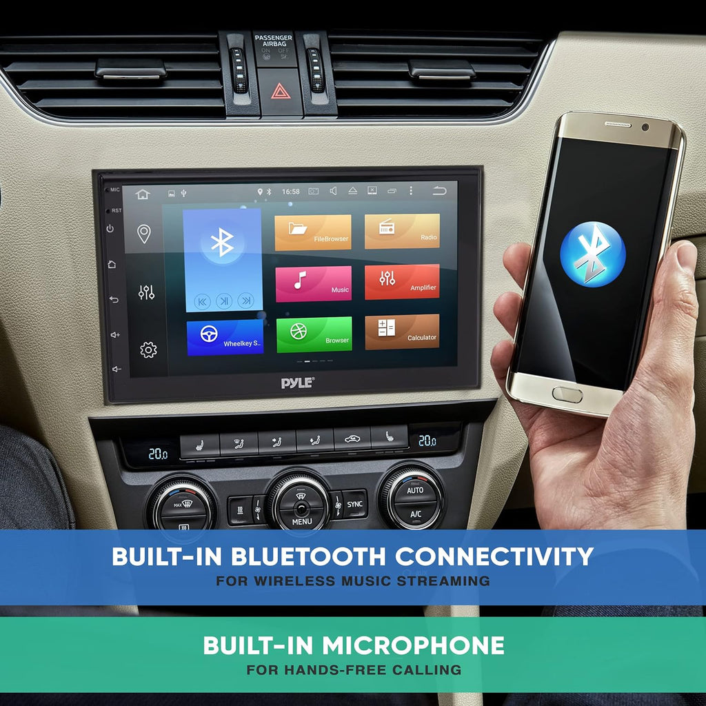 Double DIN 7inch HD 1080p Touch Screen Car Stereo Receiver with Bluetooth K8113