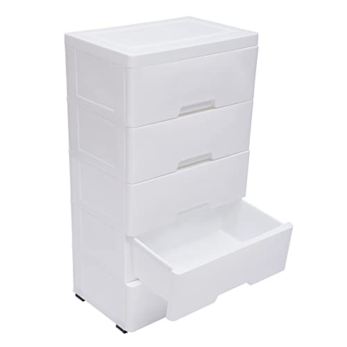 Blue Plastic 5 Drawers Storage Dresser C27768