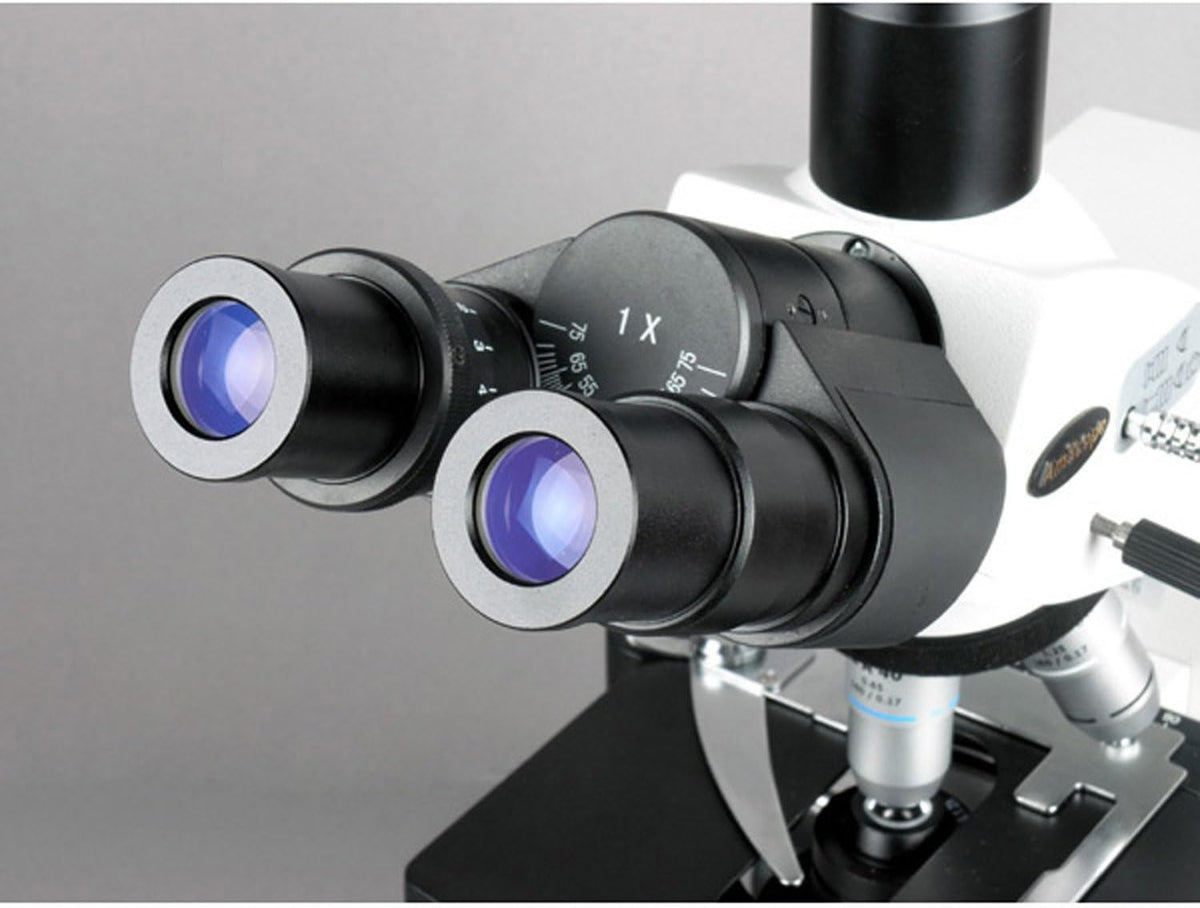 Digital Trinocular Compound Microscope, 40X-2500X Magnification, 5MP Camera O1751