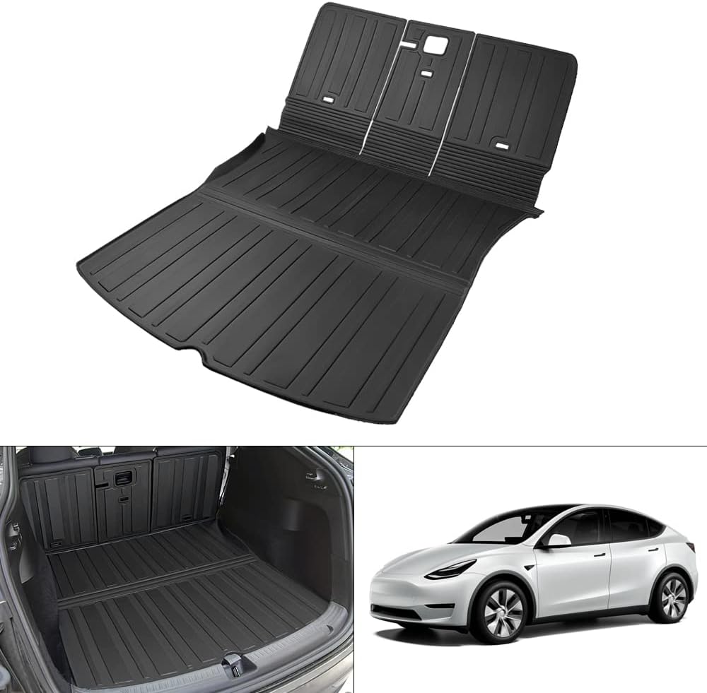 Custom Fit Trunk Mat Cargo Liner Back Seat Protector Black D928