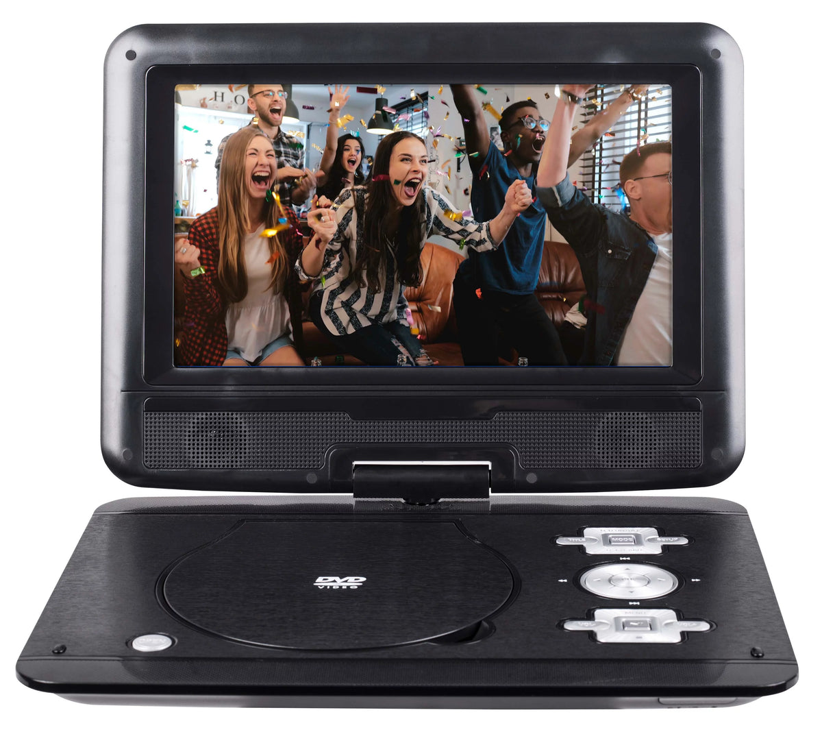 10" Portable DVD/Media Player Kit with extended 5 hr. Battery, Black S626784