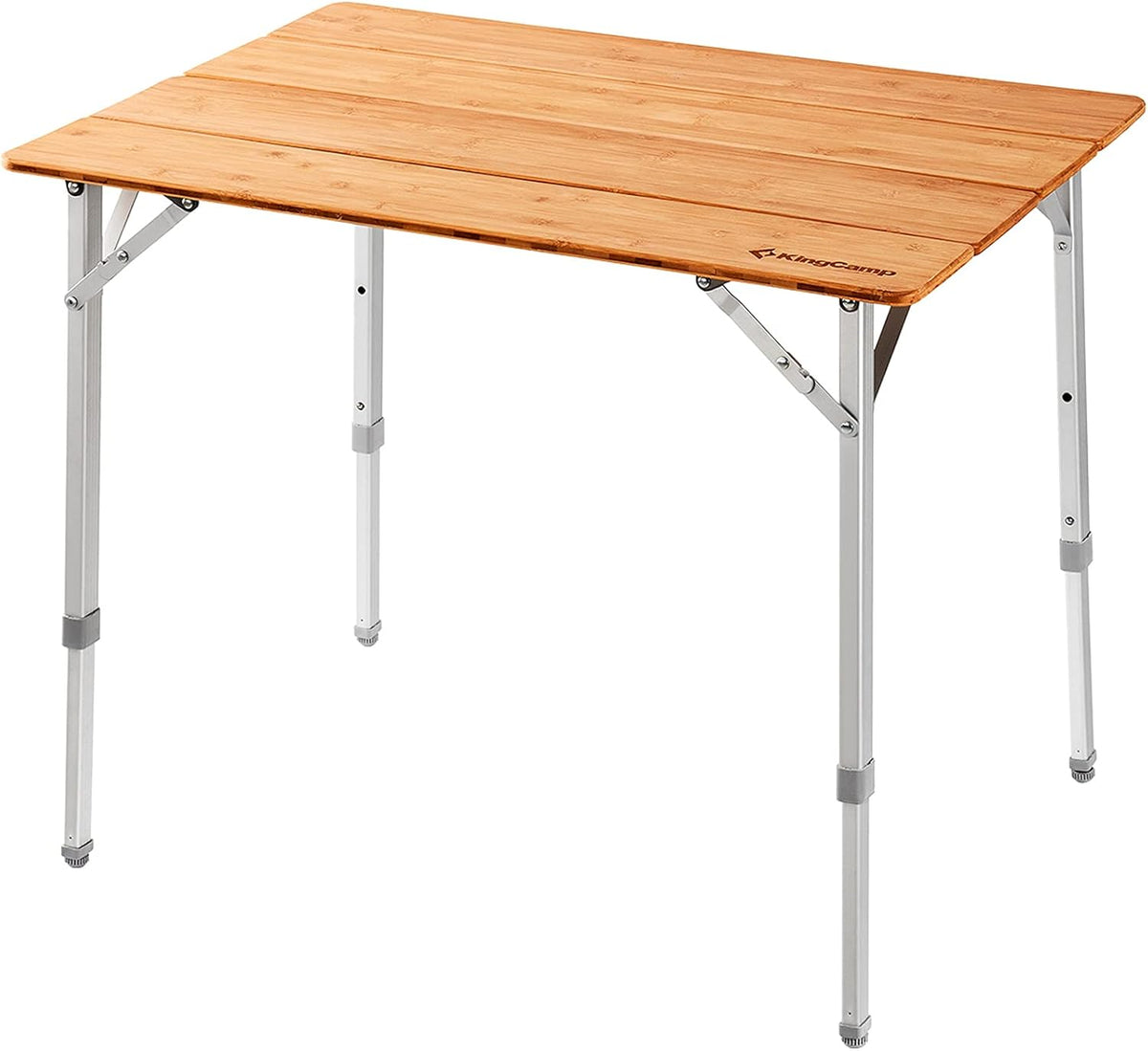 Bamboo Folding Camping Table with Carry Bag Y604932