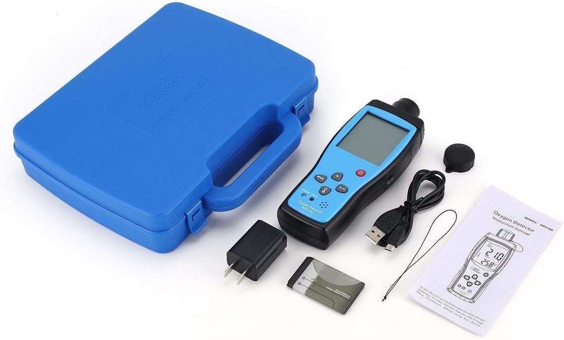 Oxygen Gas Meter Digital O2 Tester J49977