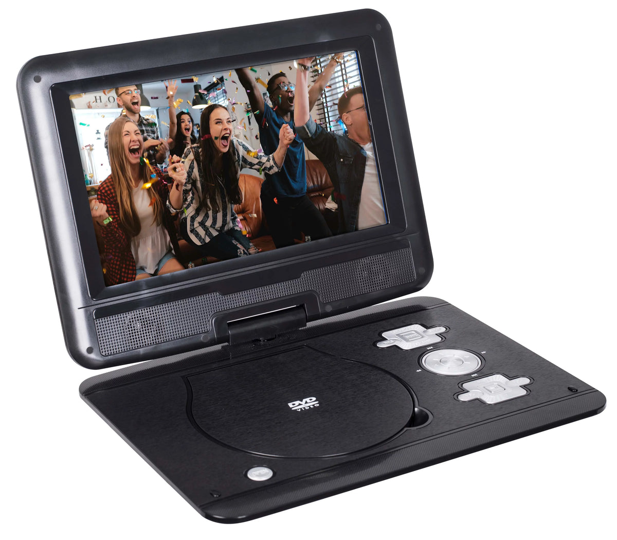 10" Portable DVD/Media Player Kit with extended 5 hr. Battery, Black S626784