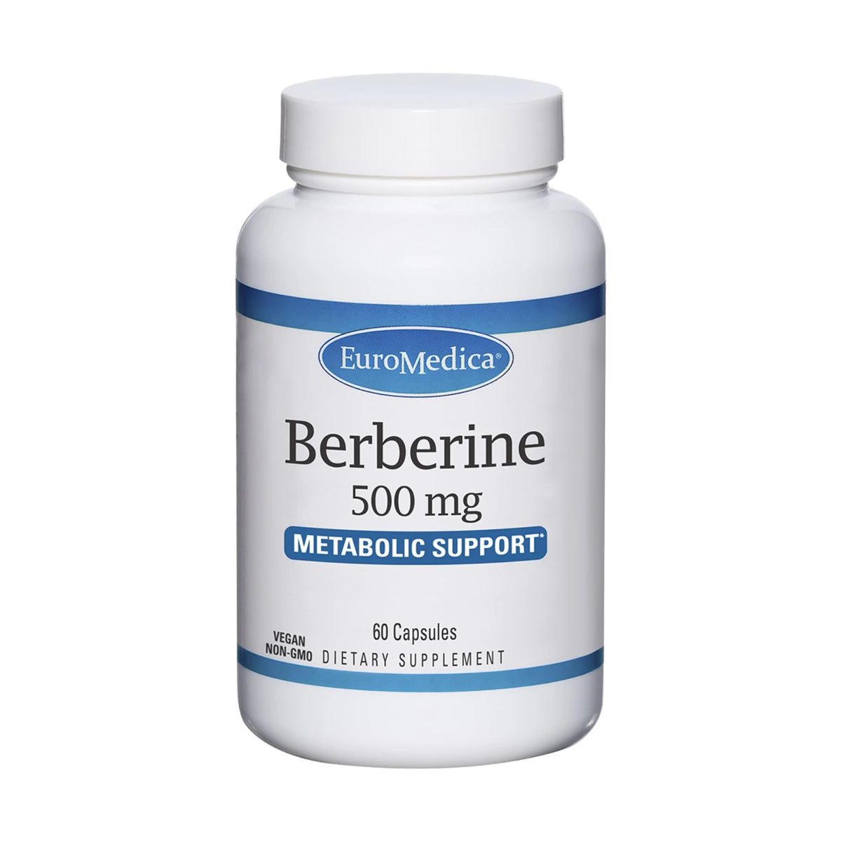 Berberine 500 mg 60 Capsules Indian Barberry Non-GMO Vegan H426