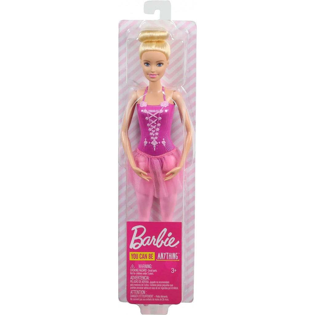 Ballerina Doll with Tutu and Sculpted Toe Shoes, Blonde Hair A678272