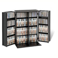 Black Wood Media Cabinet J429
