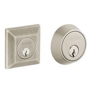 Satin Nickel Single Cylinder Deadbolt Z566
