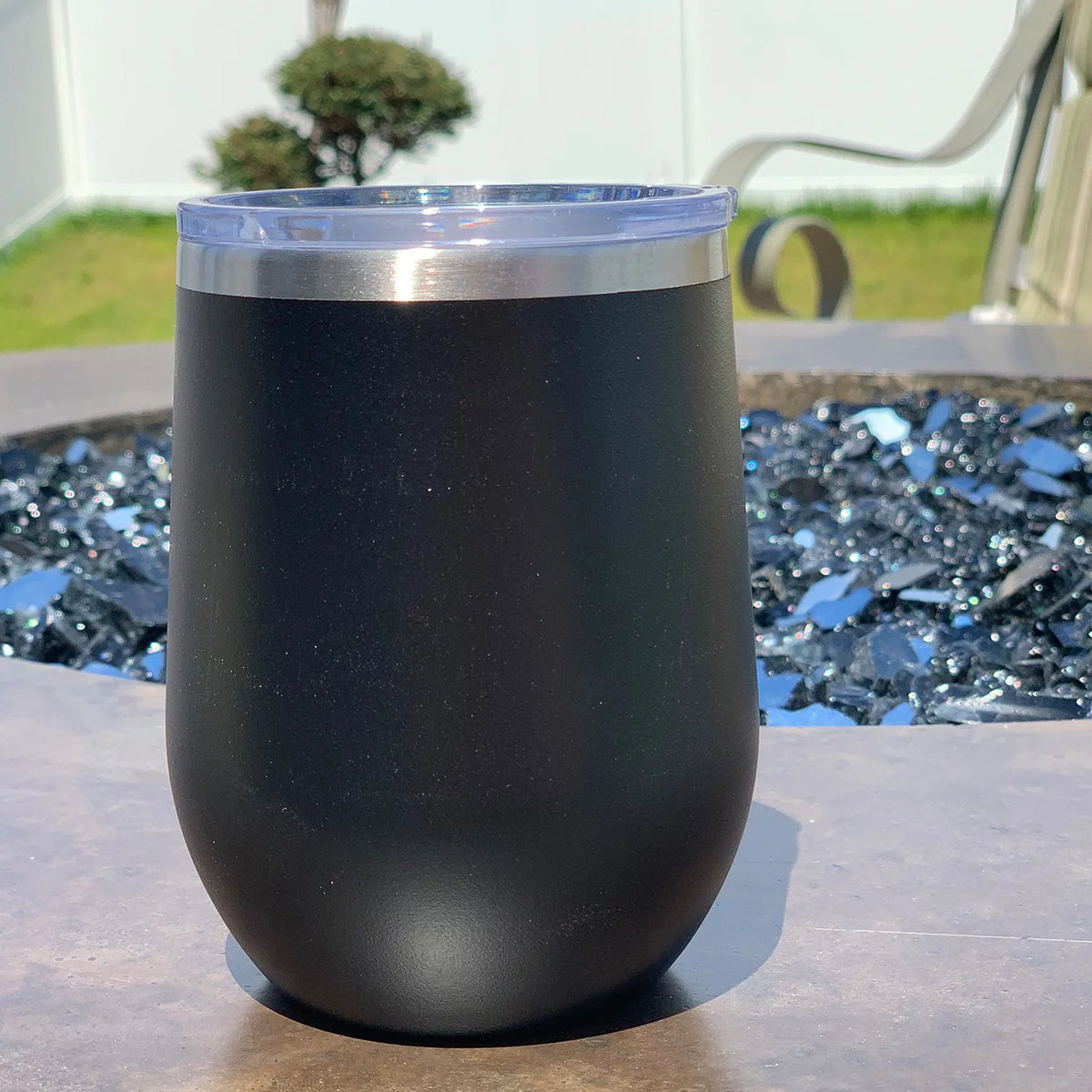 Engraved 12 oz Red Wine Cup W683