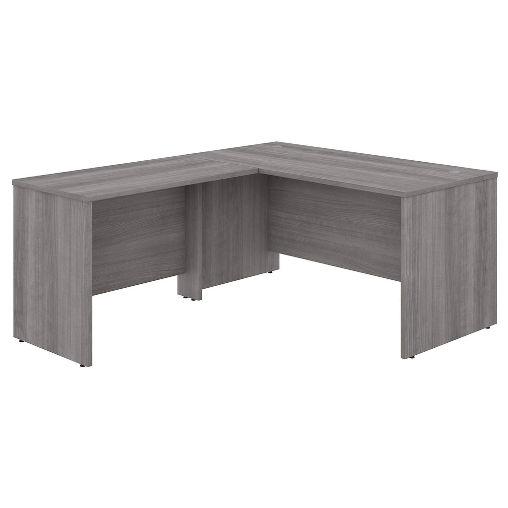 60 x 30 in. L Shaped Desk with 42 in. Return Platinum Gray B103