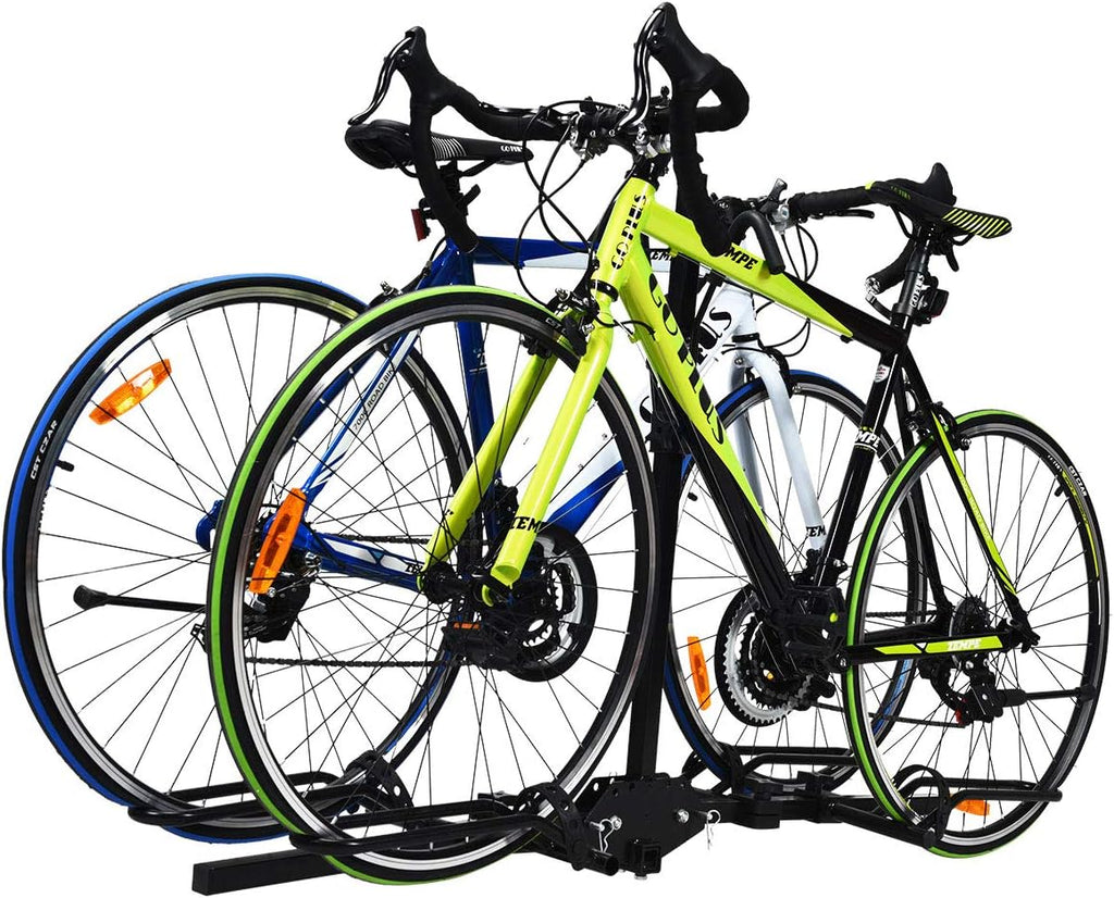 2-Bike Hitch Mount Rack Foldable Receiver L7381