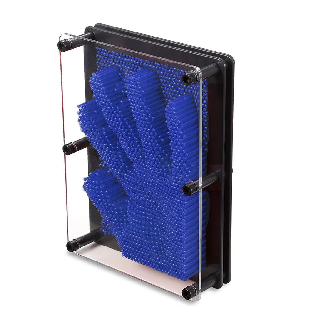 3D Pin Art Sculpture Hand Model Board Desktop Toy N83901