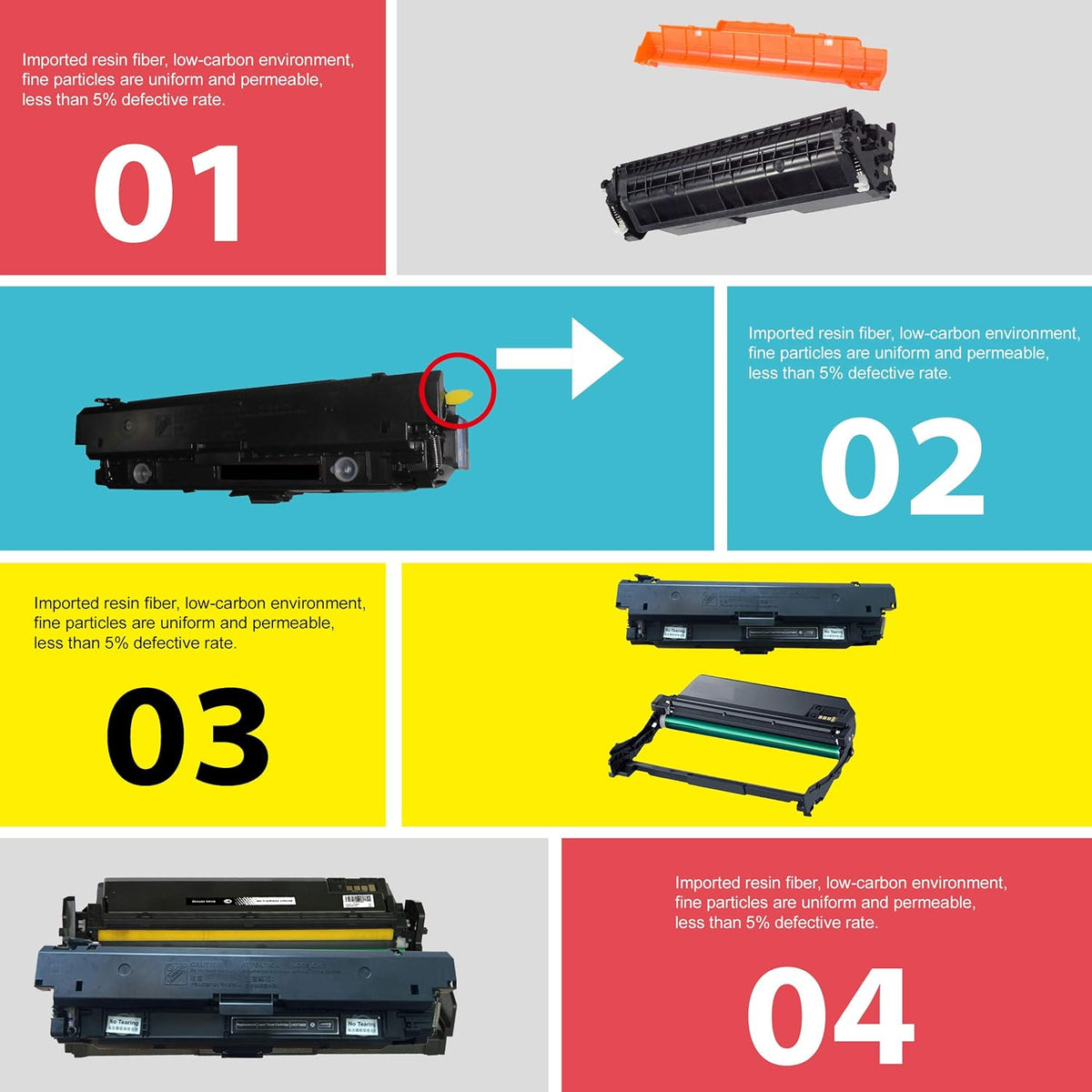 4-Pack TN-850 Toner Cartridge, 8,000 Pages, Pack of 2 B67083