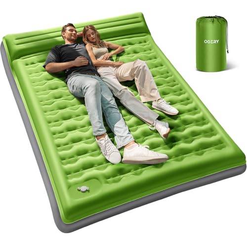 6" Extra-Thick Camping Sleeping Pad with Pillows N64087