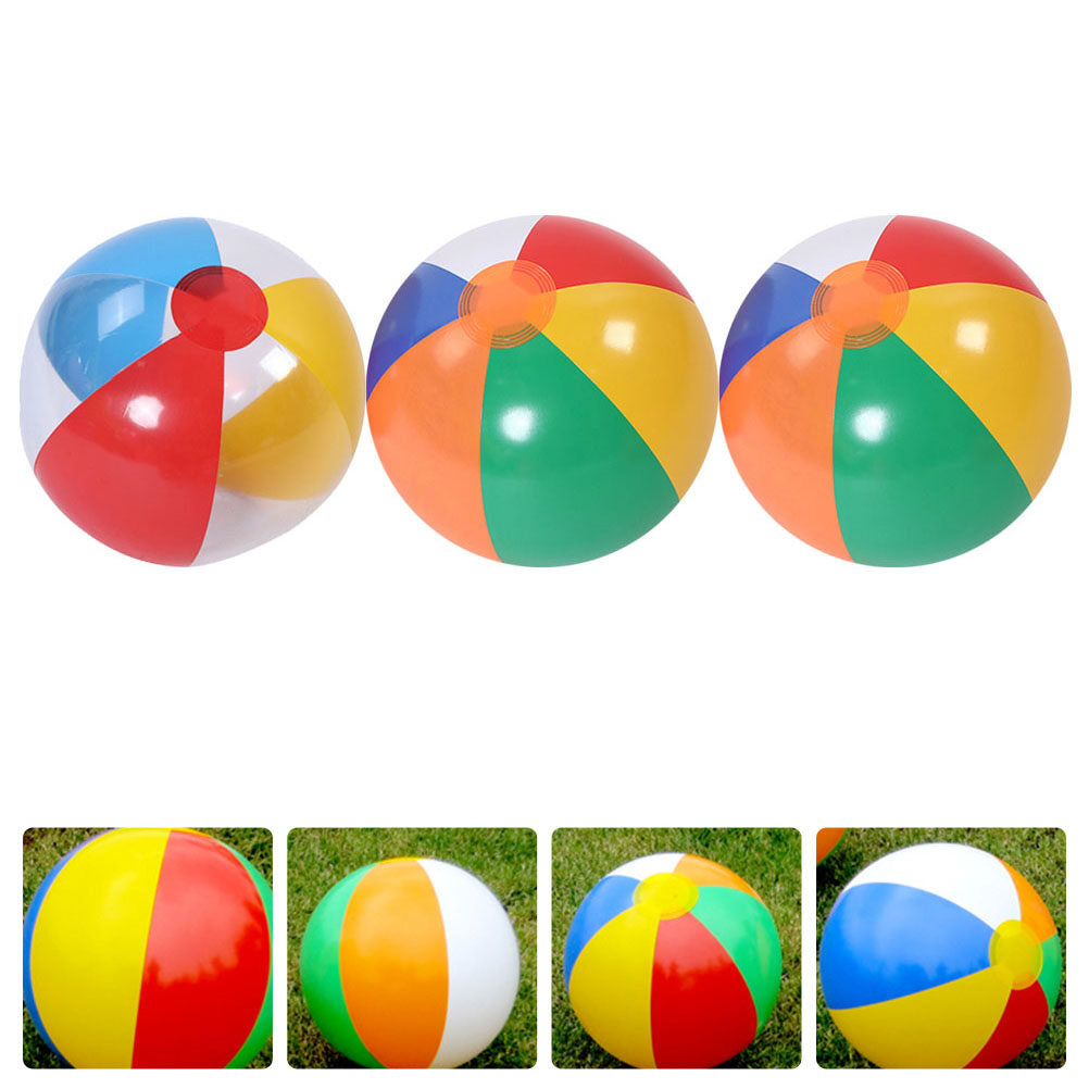 3Pcs Inflatable Beach Ball Pool Summer Water Toy R275