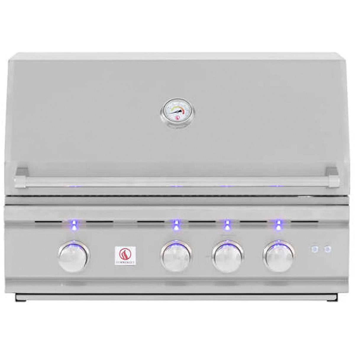 32-Inch 3-Burner Built-In Natural Gas Grill With Rotisserie A454890