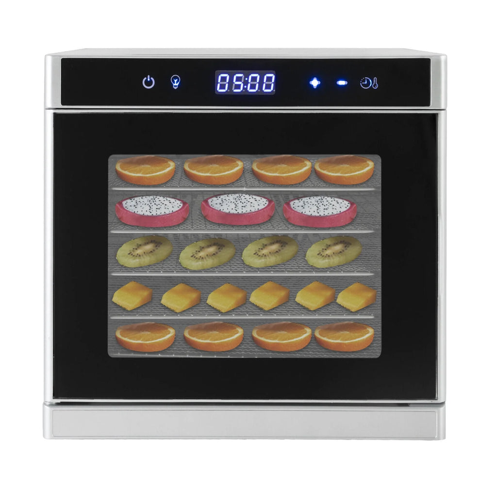 6 Tray Stainless Steel Food Dehydrator 700W I163