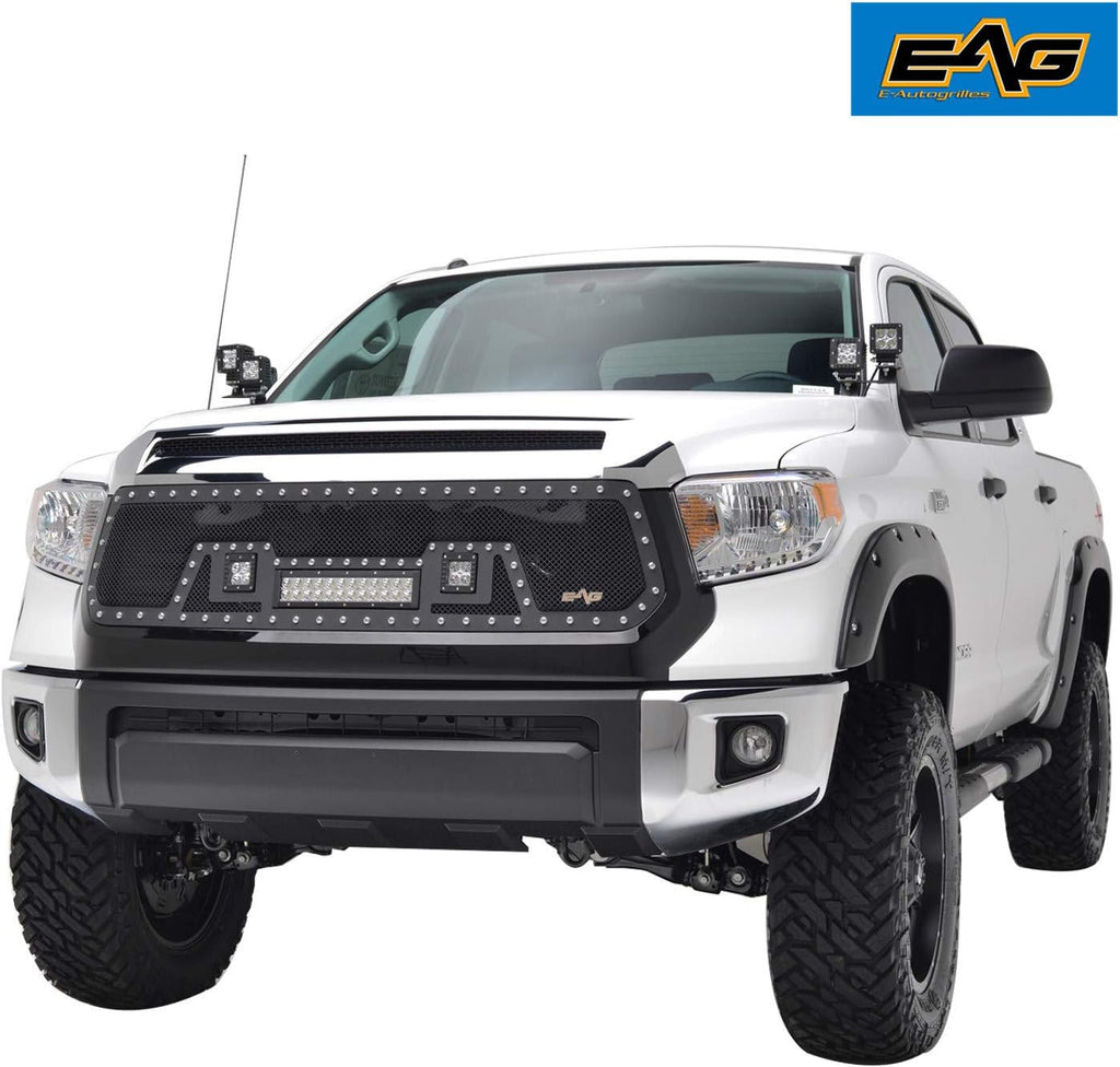 Rivet Stainless Steel Wire Mesh Grille With LED Lights Y37000