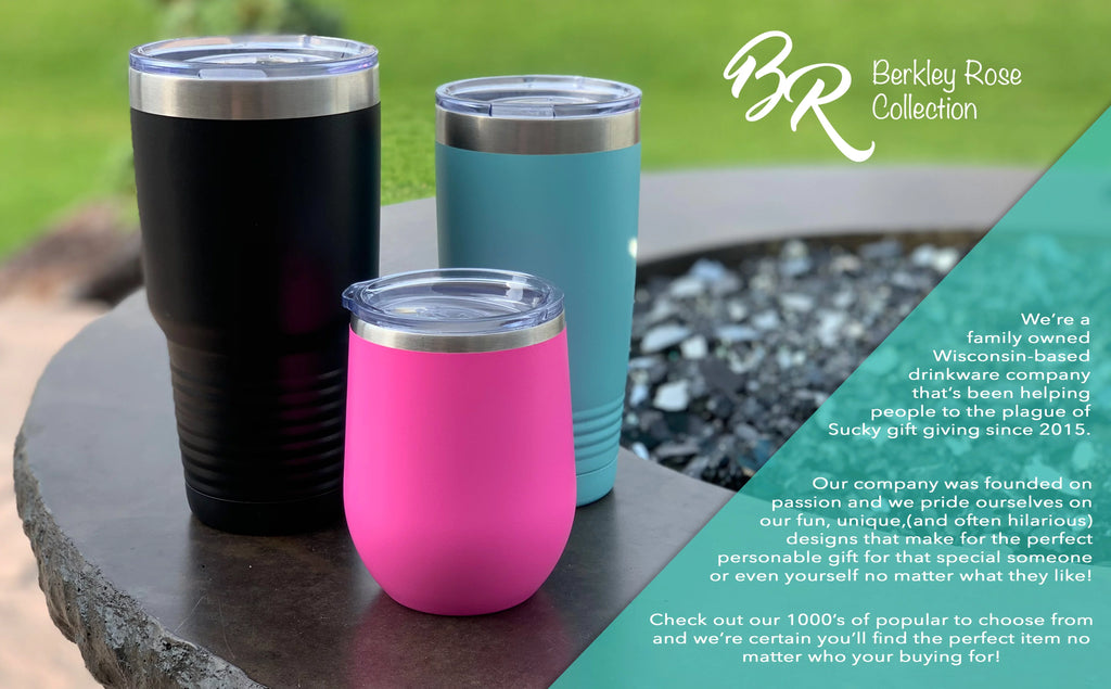 Engraved 12 oz Red Wine Cup W683