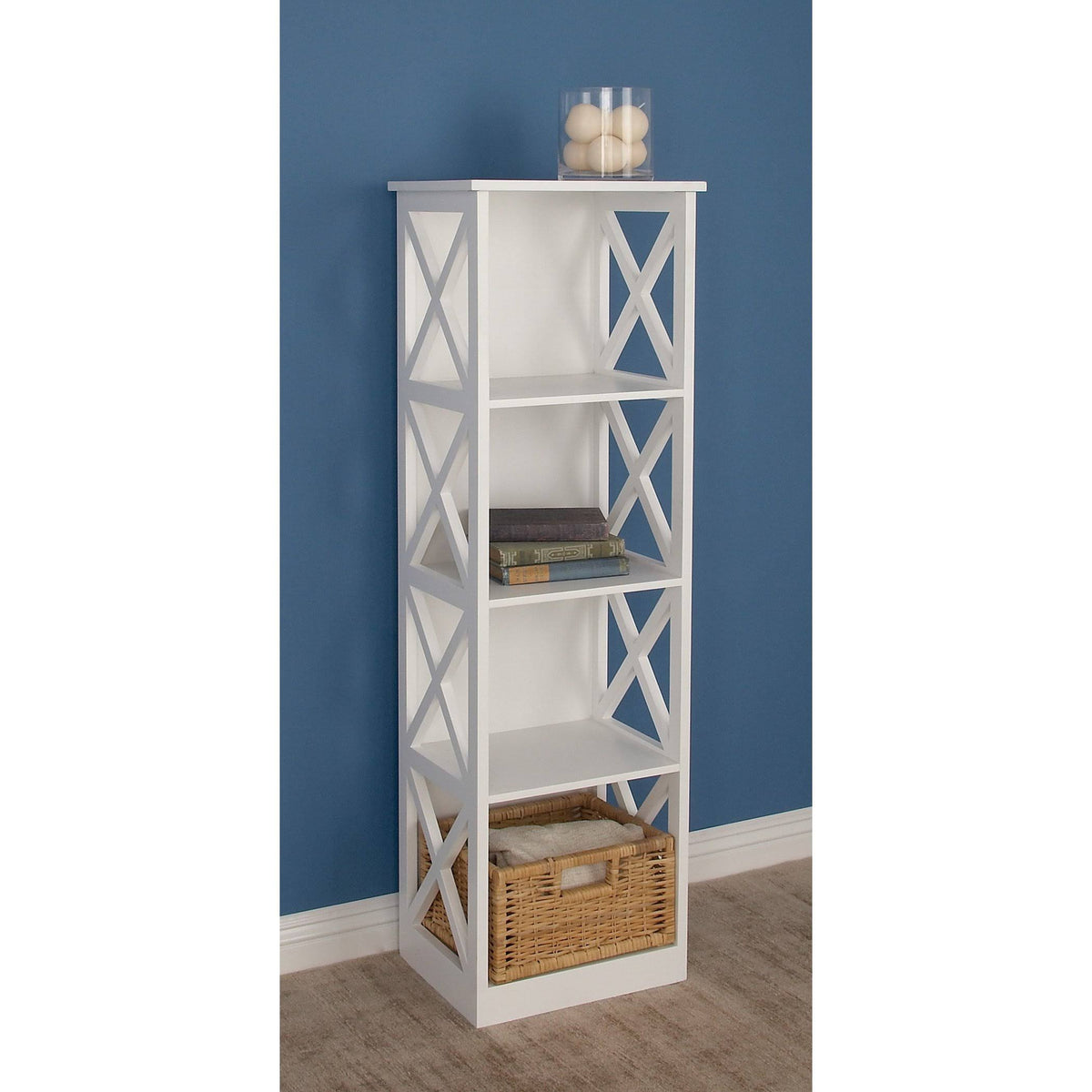 White Wood Shelf Y692352
