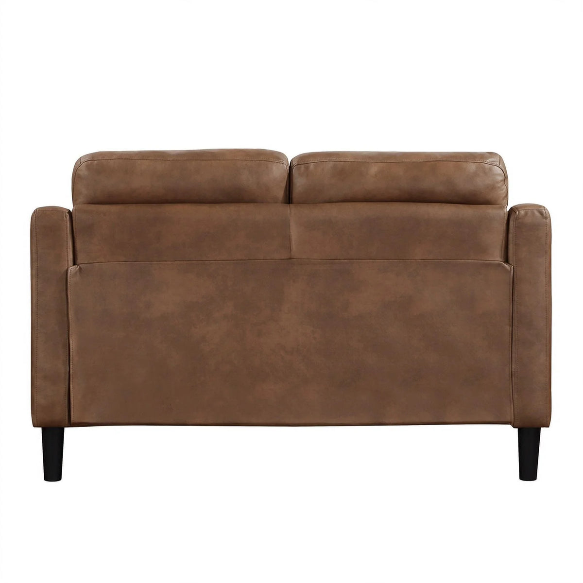 Brown Microfiber Loveseat C9986