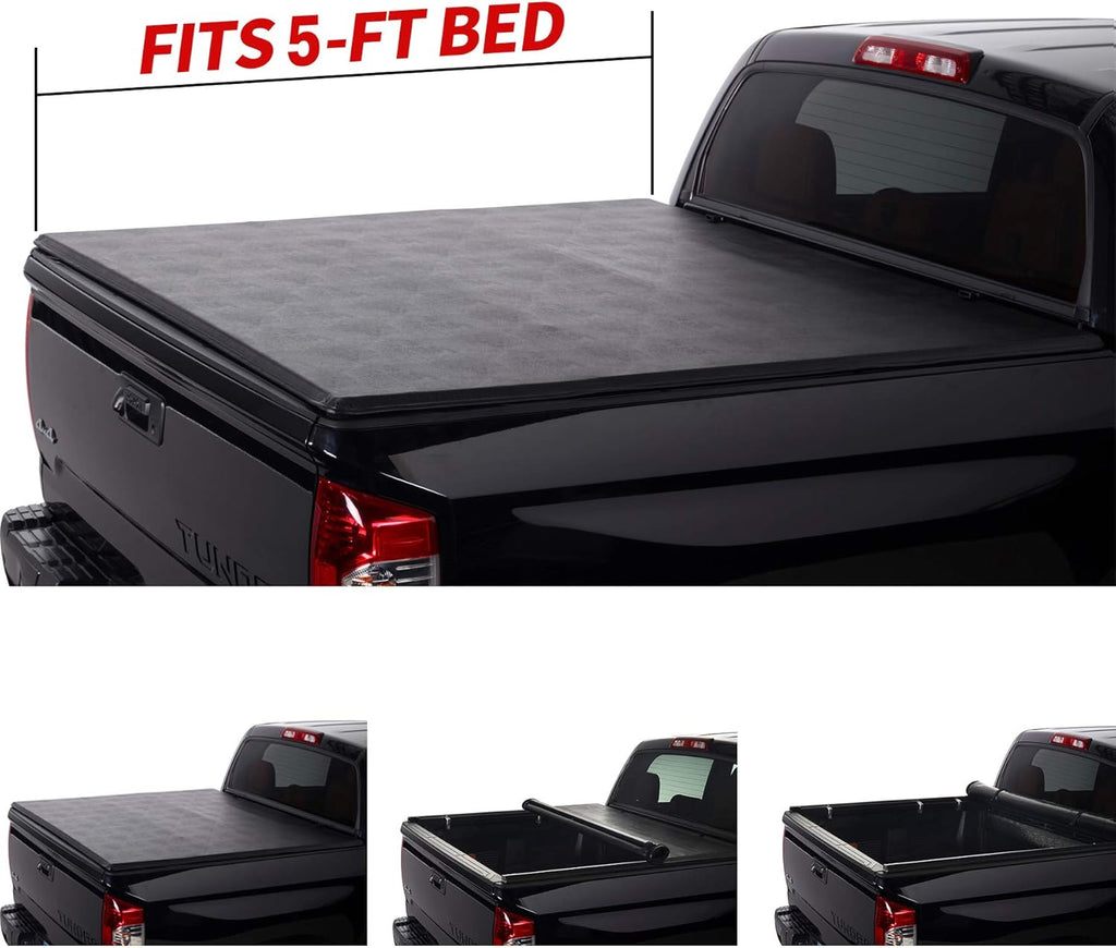 Soft Roll Up Tonneau Cover for Ford Ranger 5ft Bed L7044