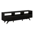 Black Wood TV Stand with Storage C93400