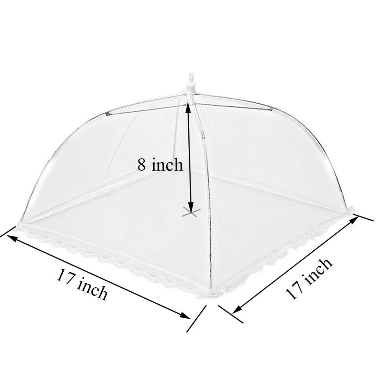 12 Pack 17x17 Pop-Up Mesh Food Covers F154408