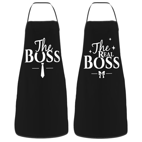 2Pcs Christmas Tree Snowman Kitchen Cooking Aprons O176555
