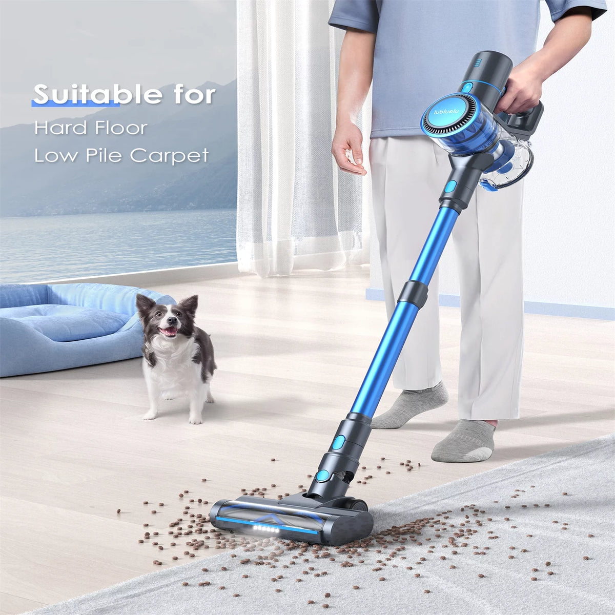 Cordless Stick Vacuum Cleaner Blue J560854