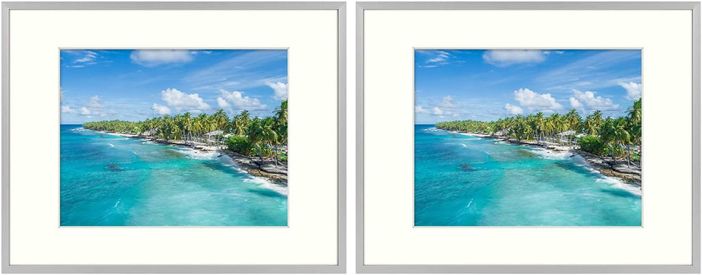 16x20 Aluminum Picture Frame with Real Glass, 2 Pack O67874