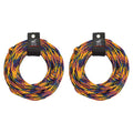 60 Ft. 2375 Pound Strength 2 Rider Tow Rope (2 Pack) G78504