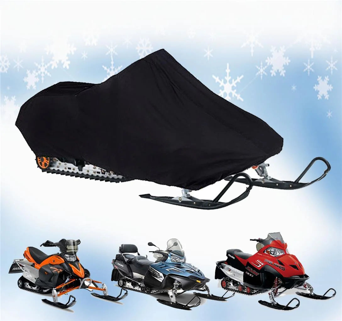 200 Denier All Black Snowmobile Cover D2615