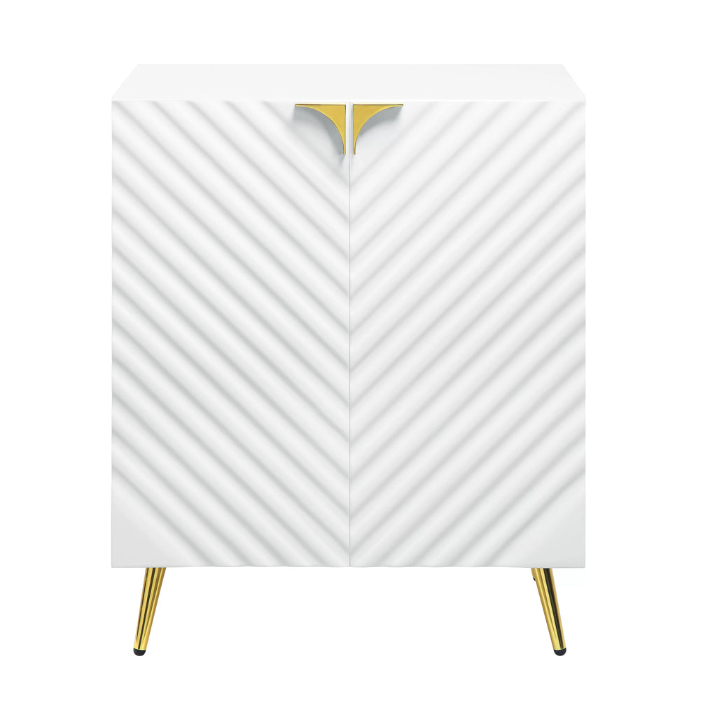 White High Gloss Console Table S596