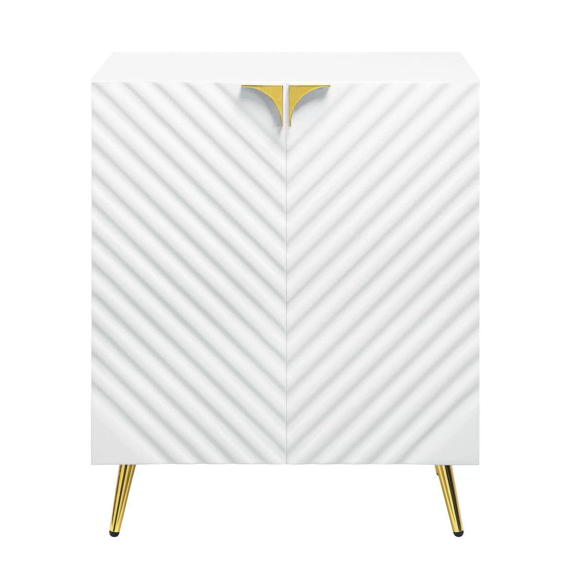 White High Gloss Console Table S596