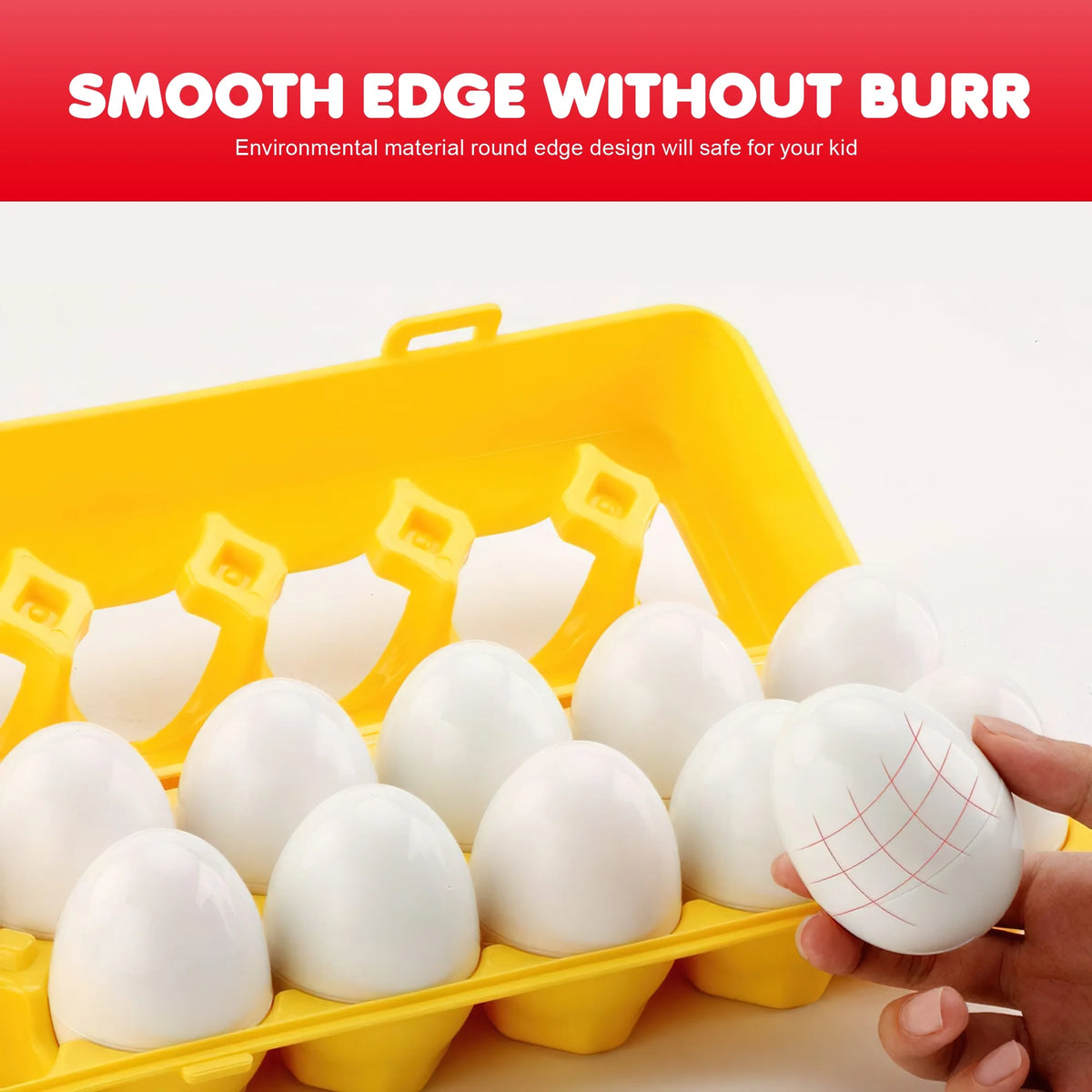 Matching Eggs with Yellow Eggs Holder Y420
