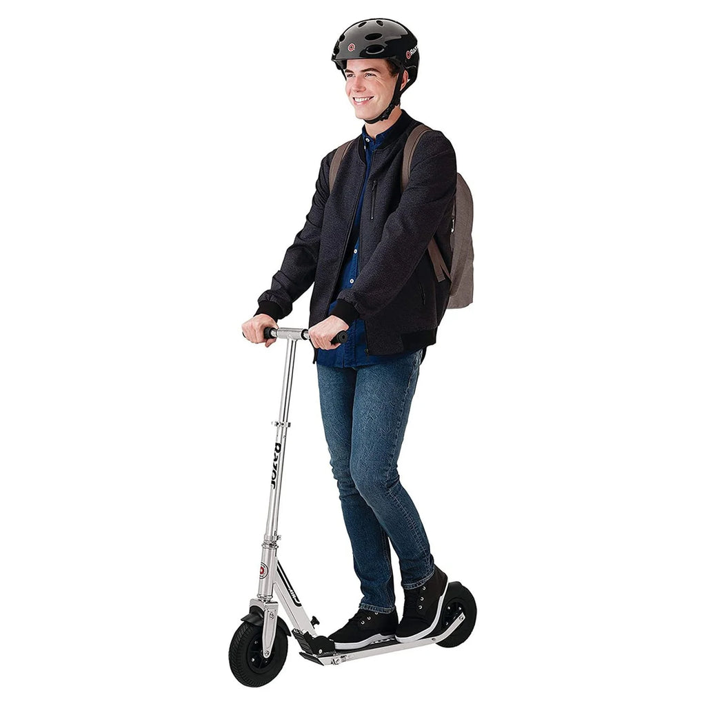 Kick Scooter with 8" Air-filled Tires, Foldable, Adjustable Handlebars N797179