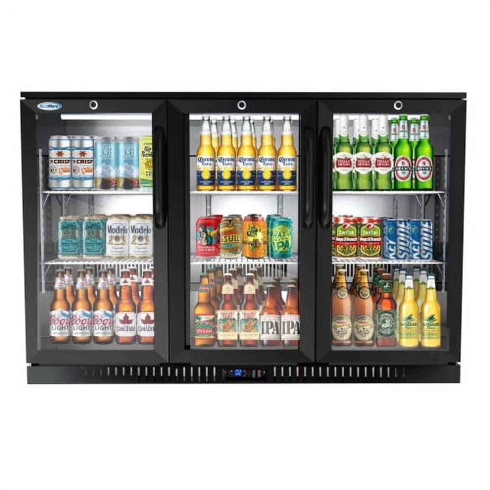 Three-Door Back Bar Refrigerator 11 Cu Ft C282