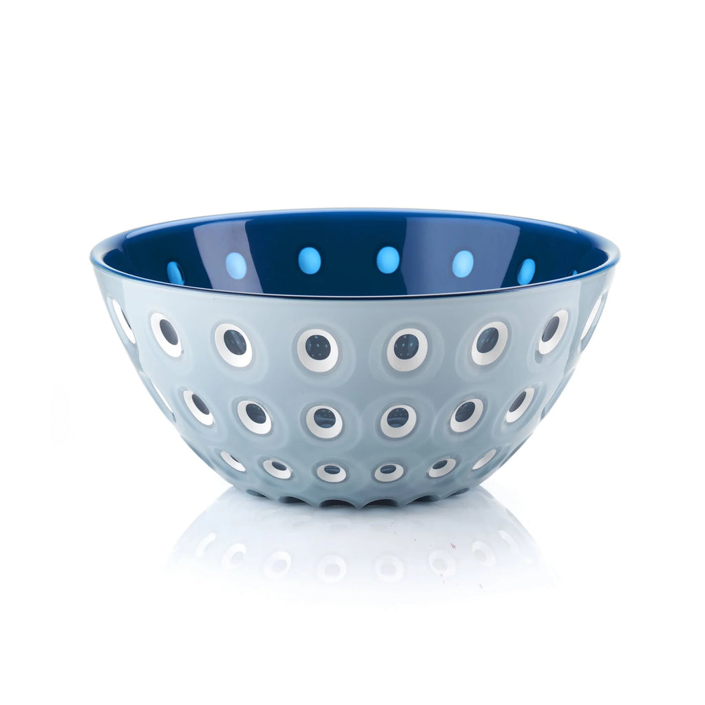 Bowl 20cm Blue/White/Orange O957