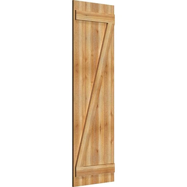 Rough Sawn Western Red Cedar Board-n-Batten Shutters Q441261