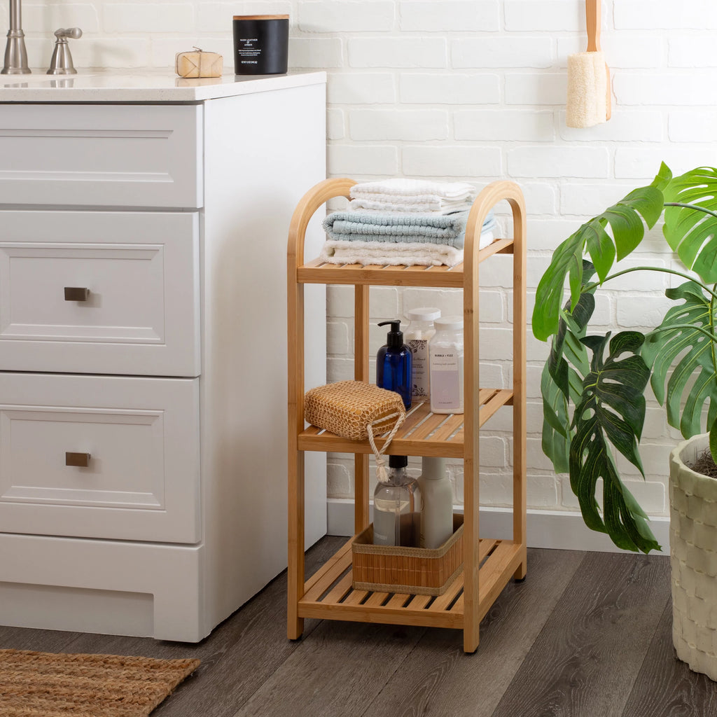 3 Tier Bamboo Storage Shelf Y857087